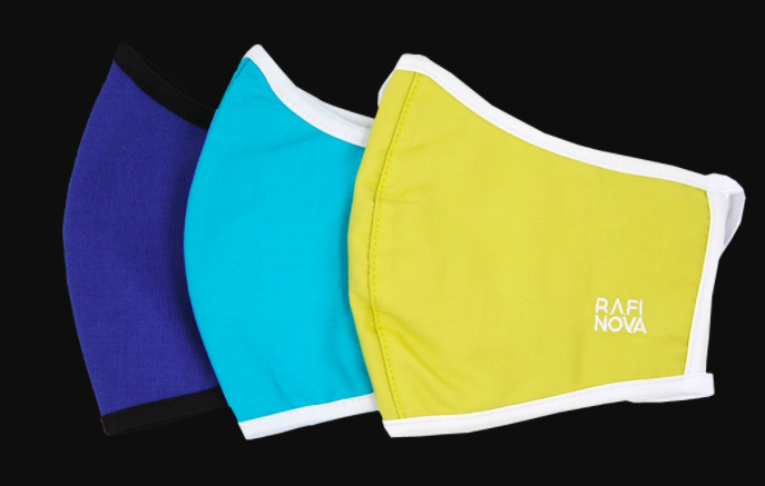 Three Rafi Nova face masks