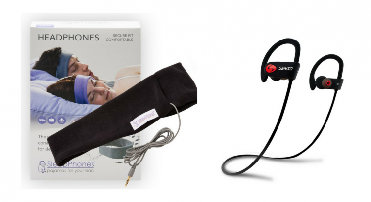 sleepphones padded headphones and wireless bluetooth headphones