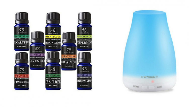 essential oils and diffuser