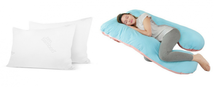 bamboo plush gel pillows and pregnancy pillow