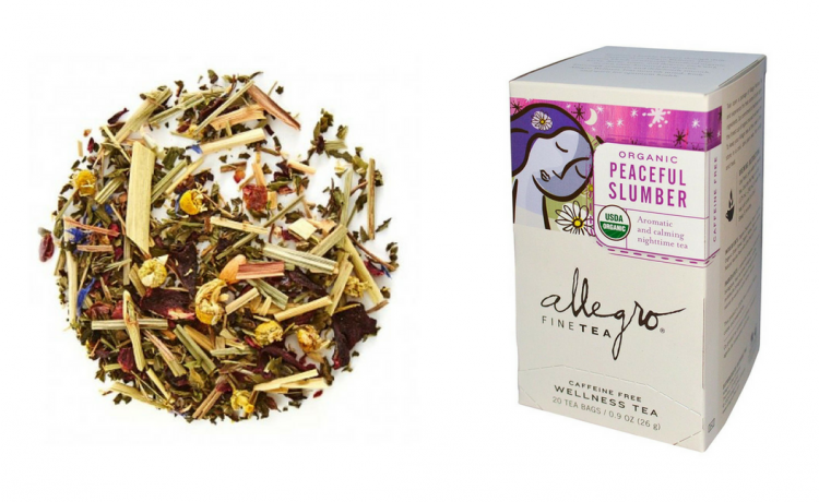 david's tea and allegro peaceful blend tea