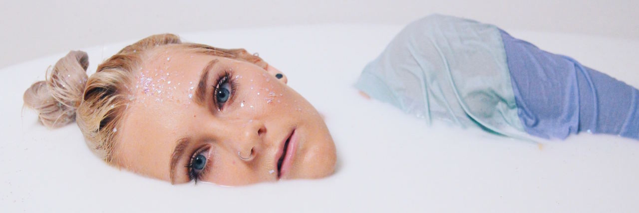 When You Don't Have a 'Reason' to Be Depressed woman in bathtub
