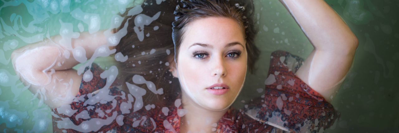 What It's Like to Be Inside a Depressive Episode woman in water