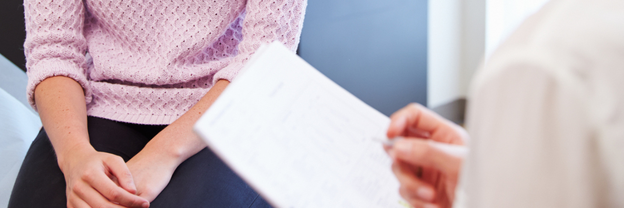 Why I'm Wearing Less Makeup at Doctor's Appointments Female Patient And Doctor Have Consultation In Hospital Room