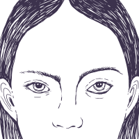 illustration of a woman's face