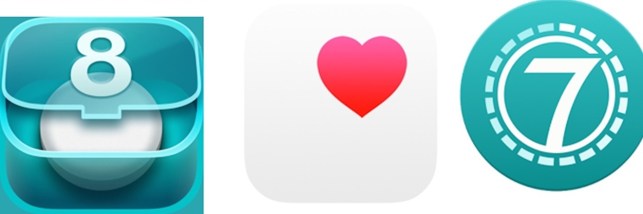 My 5 Favorite Apps That Help You Manage Your Chronic Illness graphic that says my 5 favorite apps with five icons from the apps