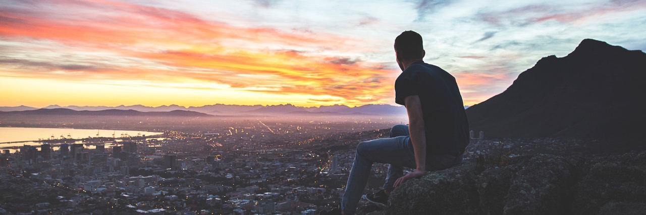 The Story That Made Me Realize How Complex Being Suicidal Can Be man looking at sunset