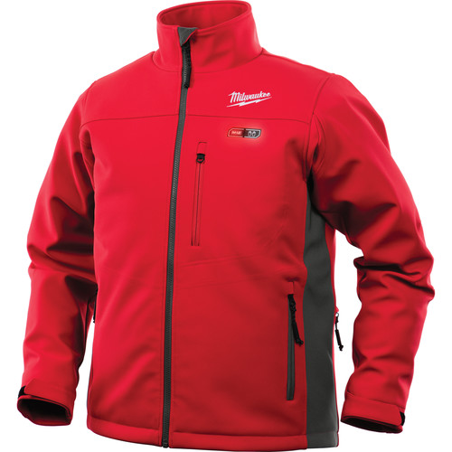 red milwaukee heated jacket