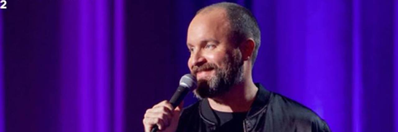 If You Use the R-Word, You Are a Bully Photo is Tom Segura at Disgraceful show