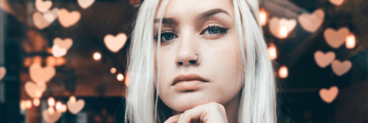 Borderline Personality Disorder: Craving the Attention of Others woman with heart background