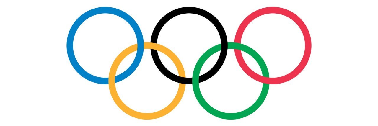 The Olympic symbol.