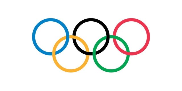 The Olympic symbol.
