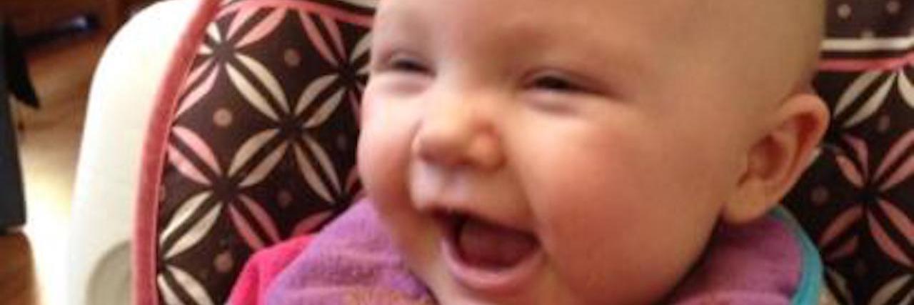 Seeing Facebook Memories After My Baby Died From Cancer baby on her last day of chemo