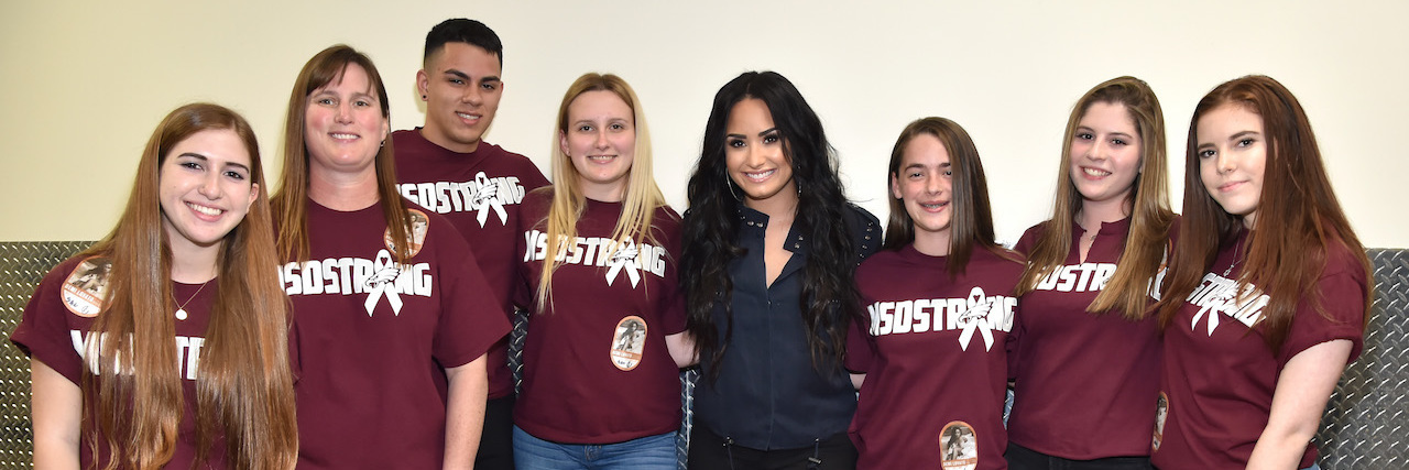 Demi Lovato and students who survived the Parkland shooting