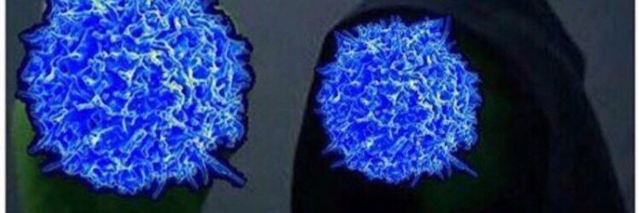 when you have an autoimmune disease... T cell: I shouldn't attack my own cells. t cell to t cell: attack it