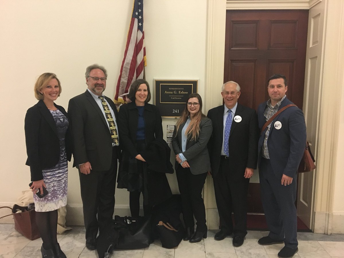 Me and my HOH advocacy team in front of one of the six Congressional offices I visited.