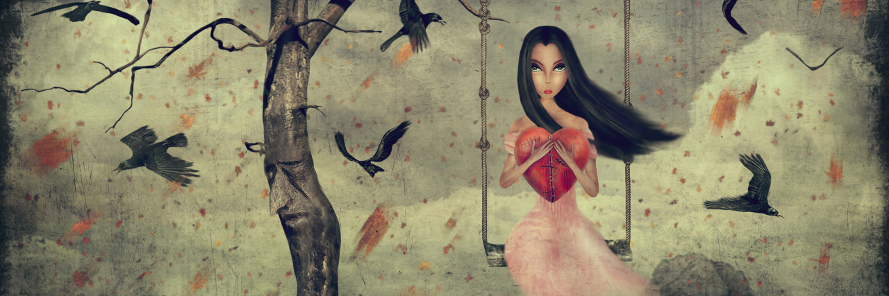 What Does It Mean to Hit the 'Acceptance' Stage When Grieving Death Girl on a swing in the woods