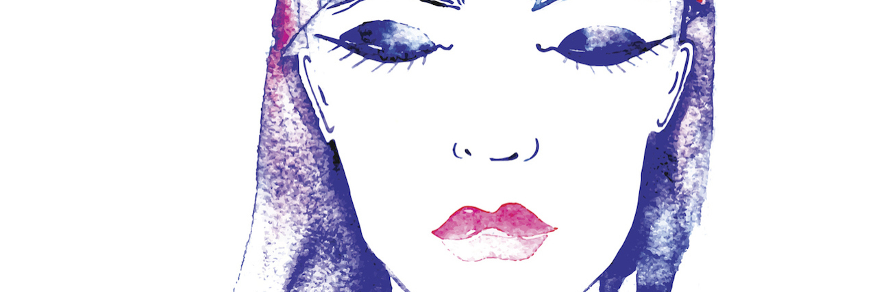 What It's Like Living With 'Just Right' OCD An illustration of a woman with her eyes closed