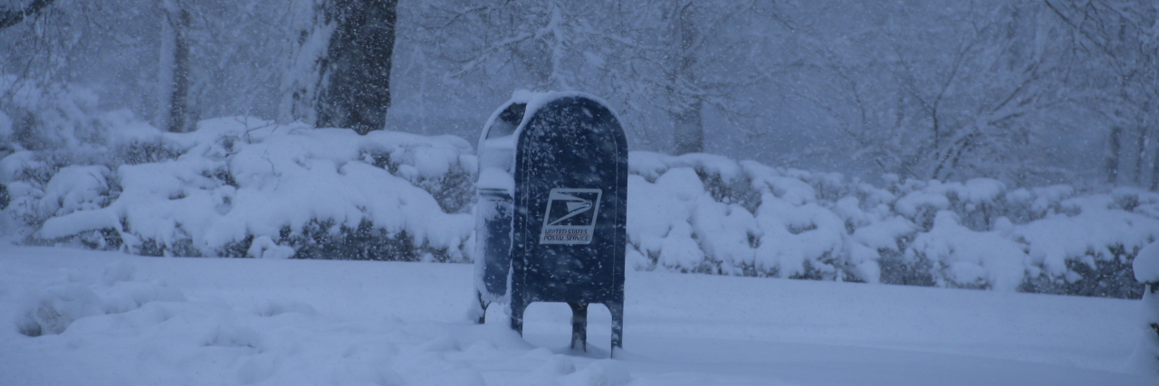 What We Should Learn From the Way My Mailman Judged My Disability Postal Mailbox in snowstorm