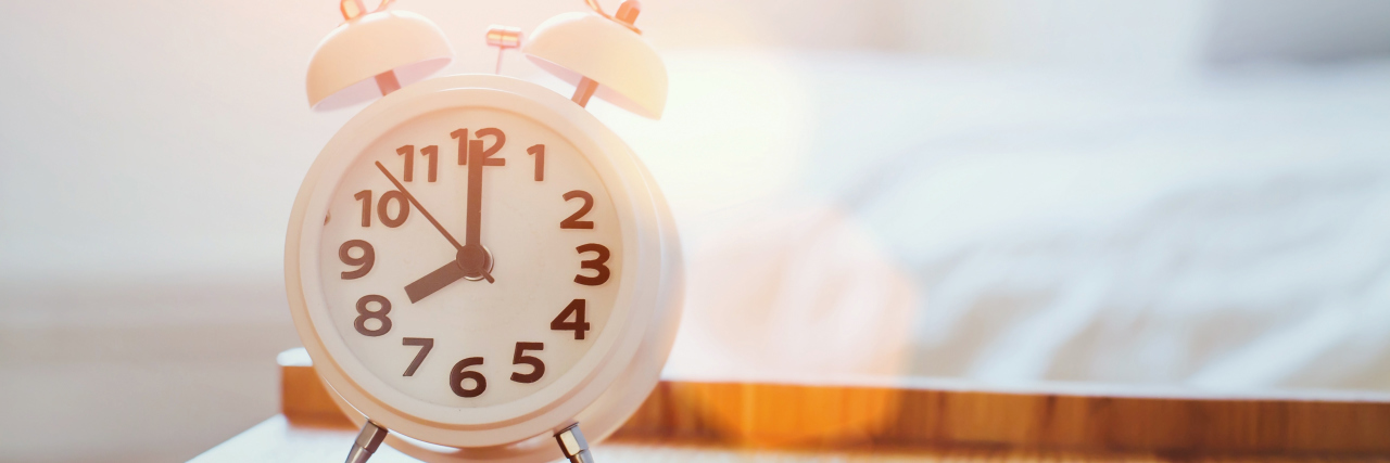 A Day in My Life With Quadriplegic Cerebral Palsy Alarm clock.