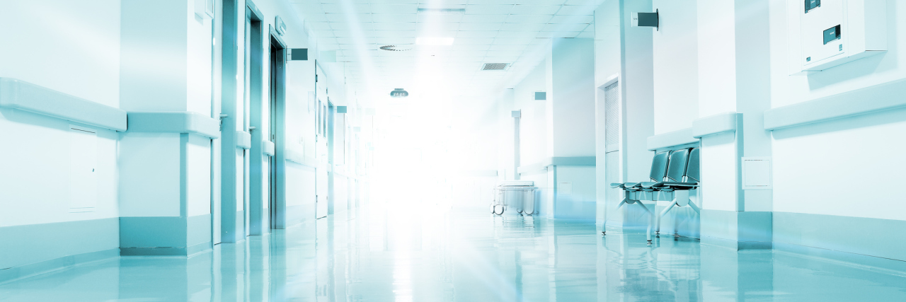 You Don't Need to Feel Guilty for Mental Illness Rays of light in the corridor of the hospital.