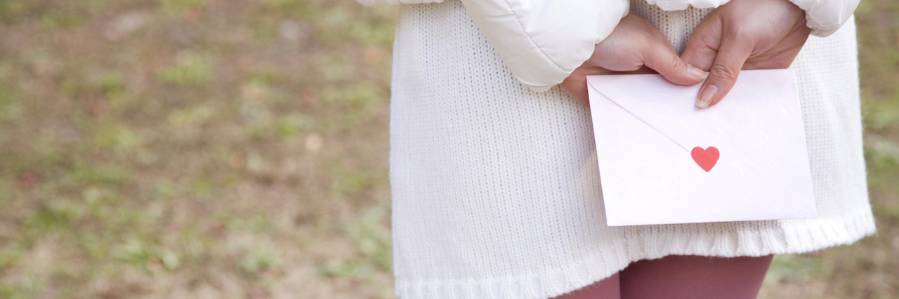 The Best Advice My Therapist Has Told Me Woman with a love letter