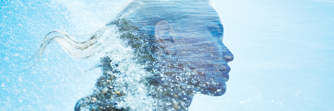 We Can't Keep Treating 'Attention-Seeking' Like a Swear Word Summer portrait of a girl in blue sea waves. Beautiful blonde on the background of the sea, summer vacation at sea. A mysterious girl in sea foam