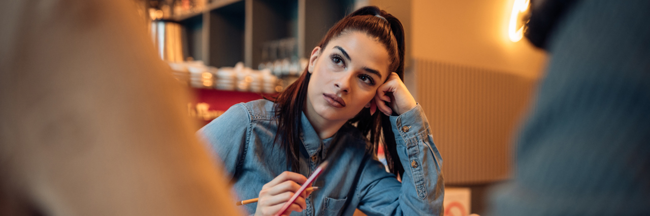 How I Confronted Lyme Disease in College A study group at a table.