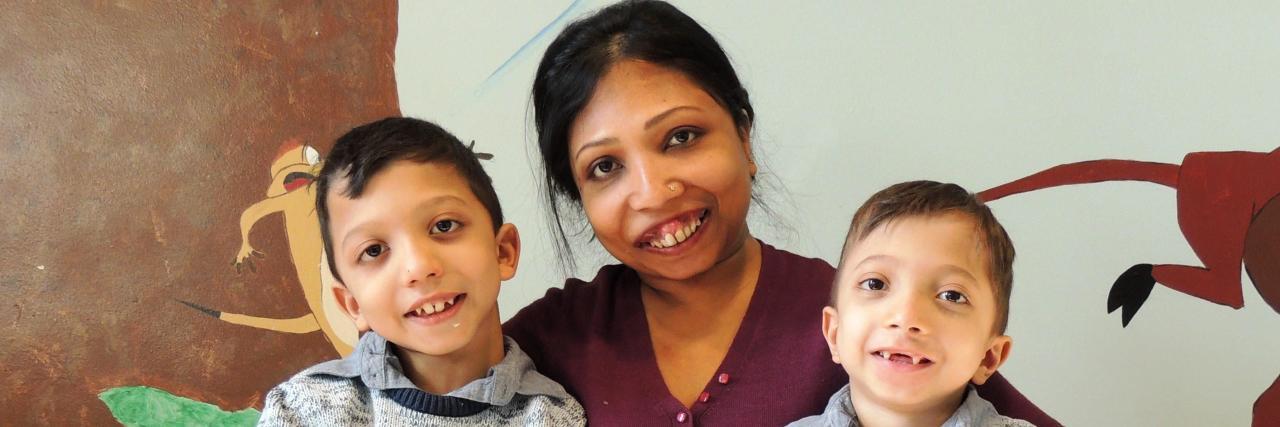 Parenting a Child With a Rare Disease: What It's Like neena and her two sons.