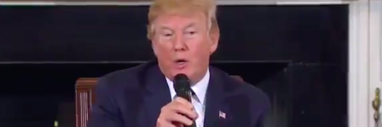 President Trump Discusses Mental Institutions After Parkland Shooting Donald Trump