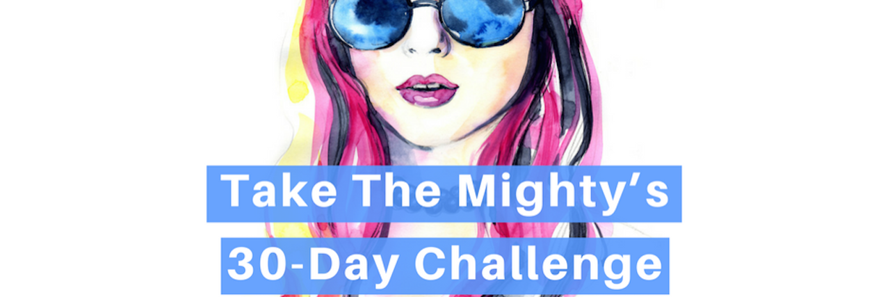 March's My Mighty Month Challenge Is About Learning to Say 'No' March My Mighty Month illustration