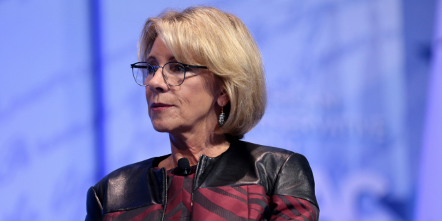 Betsy DeVos to Donate Portion of Her Salary to Special Olympics Betsy DeVos