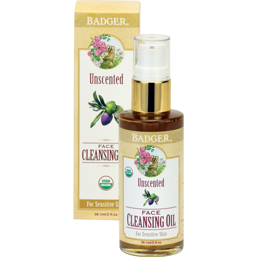 badger balm unscented face cleansing oil
