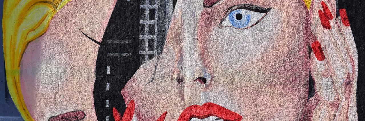 When Your Anxiety Makes Everything a Land Mine woman face cracked