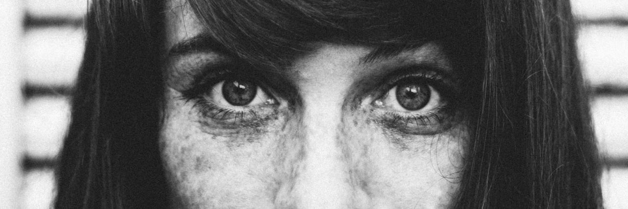 This Is What Life With 'High-Functioning' Mental Illness Looks Like woman eyes