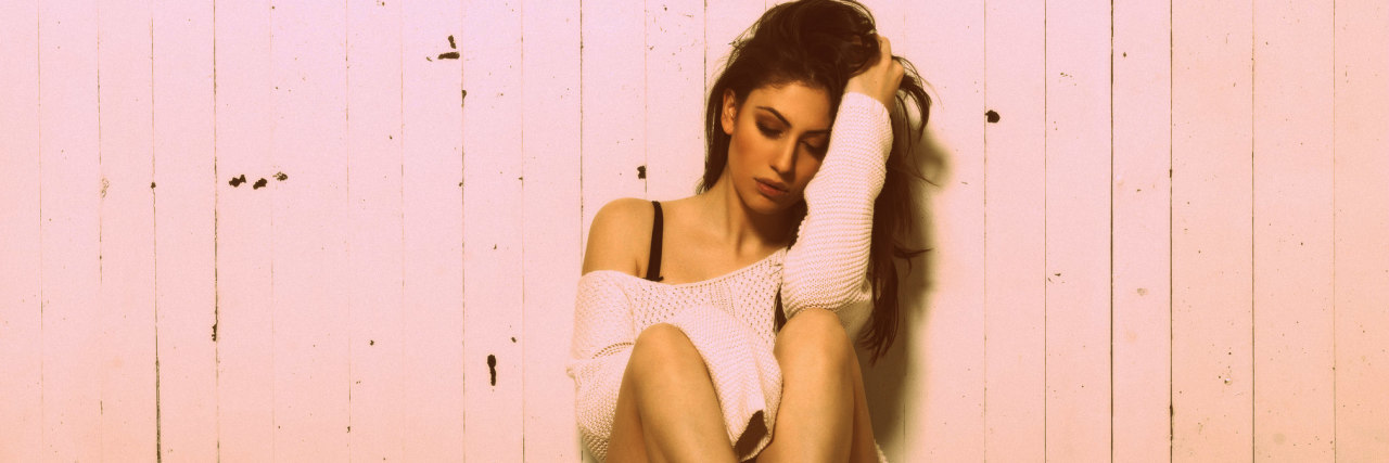 6 Things That Happen to Me After a Breakup as Someone With Depression beautiful girl with teddy bear sitting in a bed