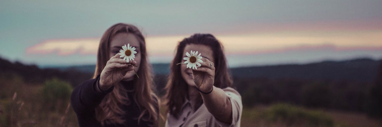 What a 'Safe Person' Can Mean to Someone With Depression girls with flowers