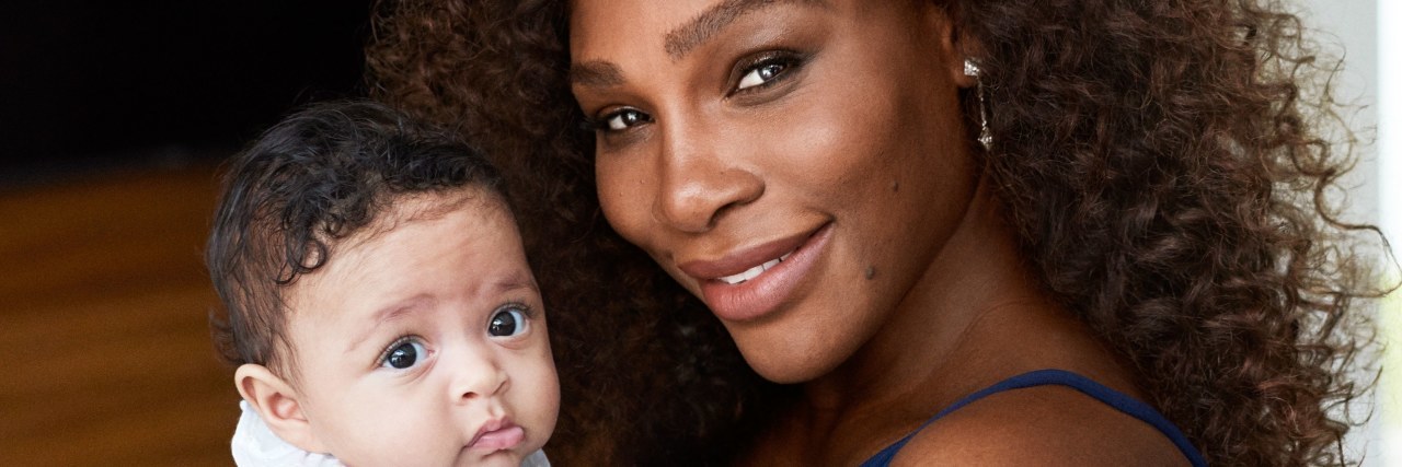 Serena Williams Racial Bias In Medicine When Treating Women of Color Serena Williams and her baby smiling