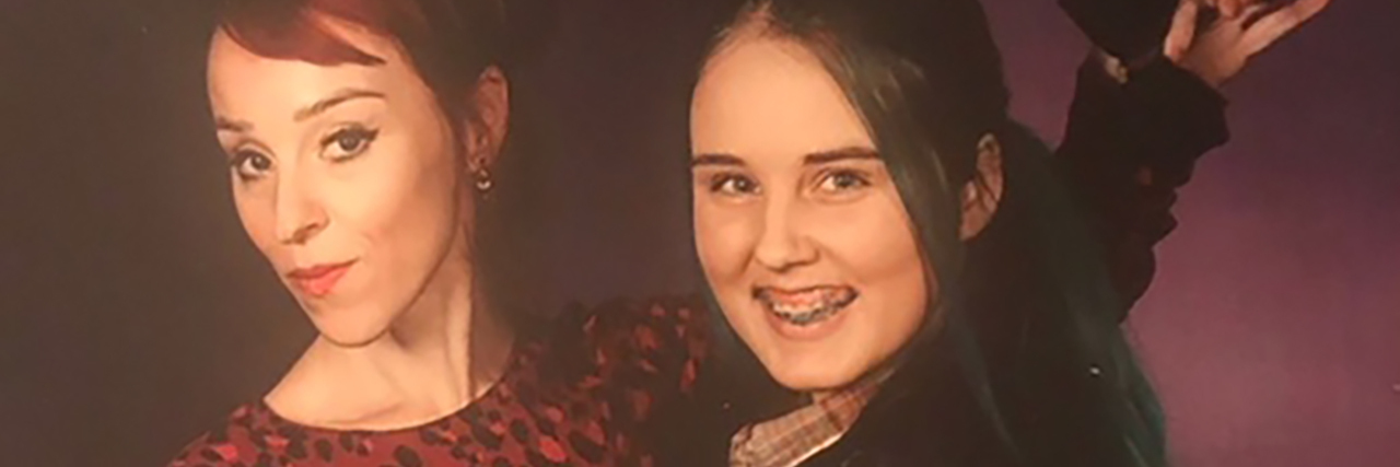 How a 'Supernatural' Fan Convention Helped My Mental Health young woman with supernatural actor Ruth Connell who plays witch Rowena MacLeod at fan convention