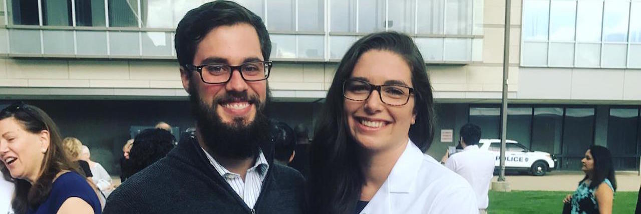 What It's Like Being a Medical Student While Searching for a Diagnosis A picture of the writer with her boyfriend.