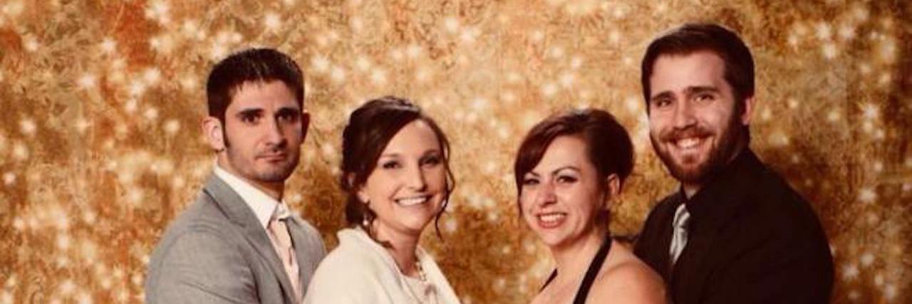 Finding Happiness After My Daughter Died From Cancer woman with husband and friends at a dance