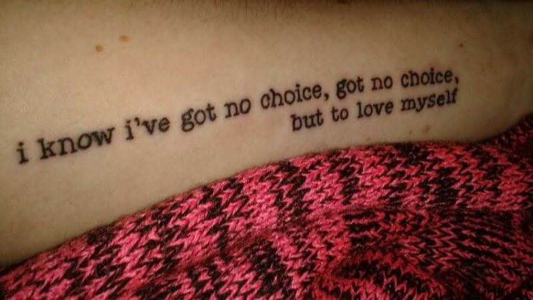 Image result for self motivational tattoos | Love quote tattoos, Tattoo  quotes, Motivational tattoos