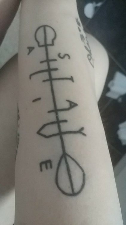 self harm recovery symbol tattoo