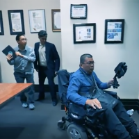 Active shooter preparation drill including people with disabilities.