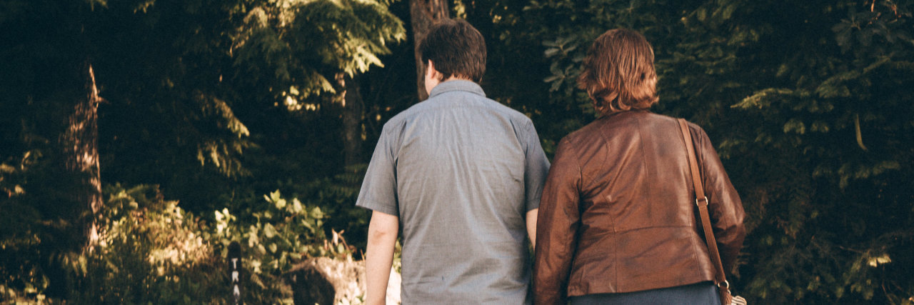 Navigating a Marriage With Autism Rese and her husband.