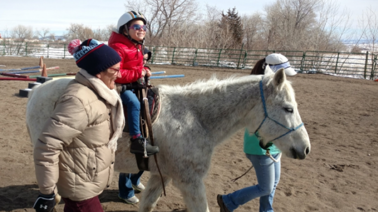 Mila feels movement through the natural and soothing gait of a horse