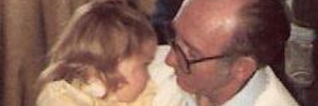 How My Dad's ALS Lesson Saved My Life 16 Years After He Died Dad and daughter on christmas