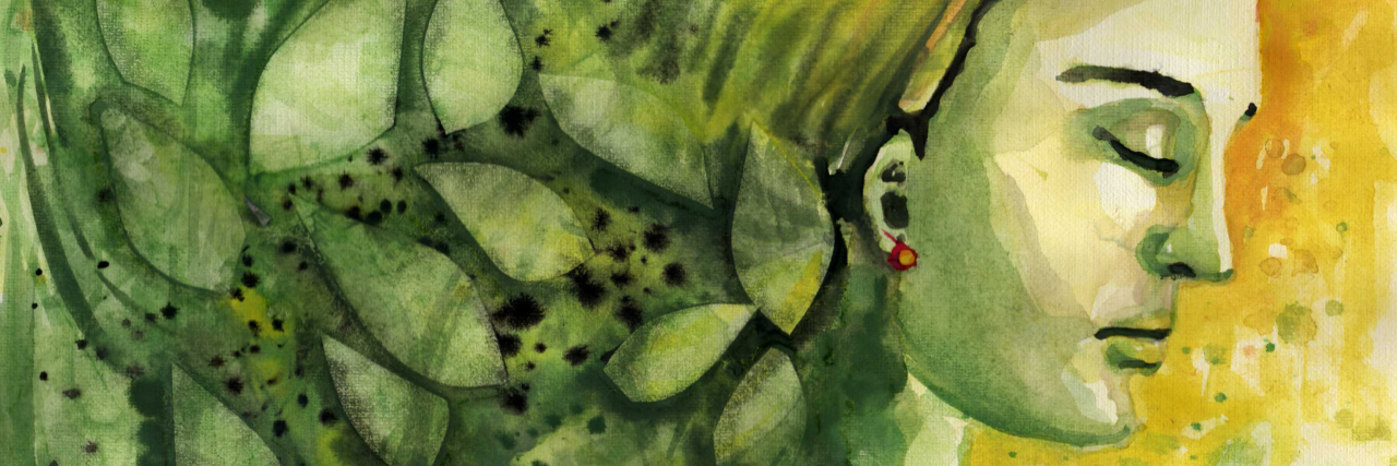 The 3-Step Process I Use to Nurture Myself During Depressive Episodes Illustration of a female allegory of spring