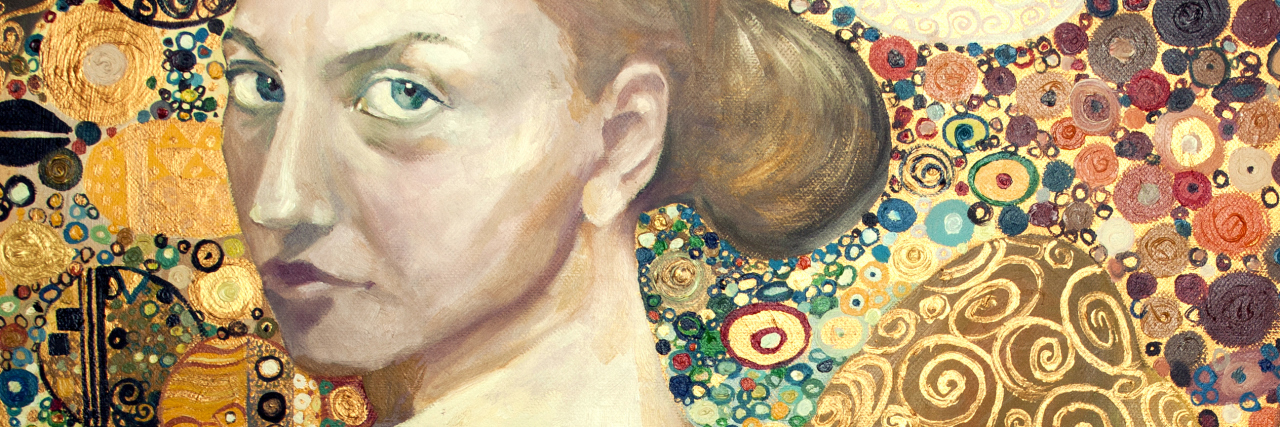 Why We Need to Stop Romanticizing Mental Illness Original painting, portrait of beautiful woman.