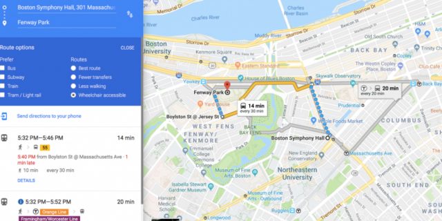 Google Adds Wheelchair Accessible Transportation Routes in Six Cities